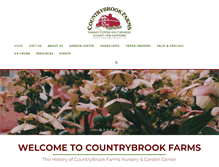Tablet Screenshot of countrybrookfarms.com